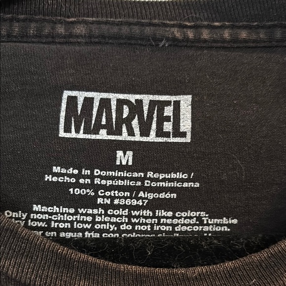 Marvel Comics Black T-Shirt - Picture 2 of 2